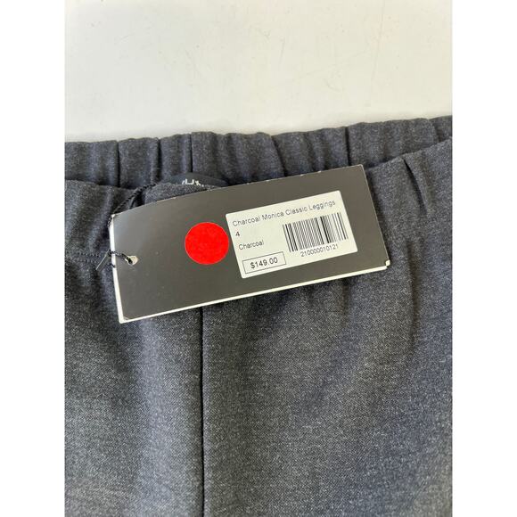 Designer Ruti Charcoal Monica Classic Leggings Size 12 (Ruti Size 4) NWT - Picture 7 of 14